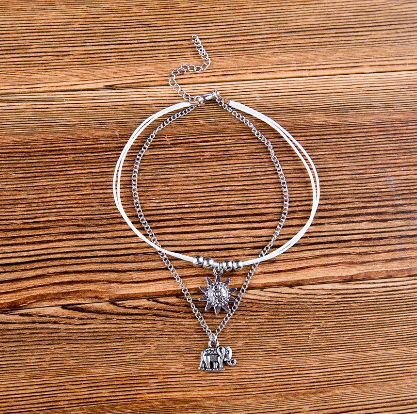 Vintage bracelet elephant anklet