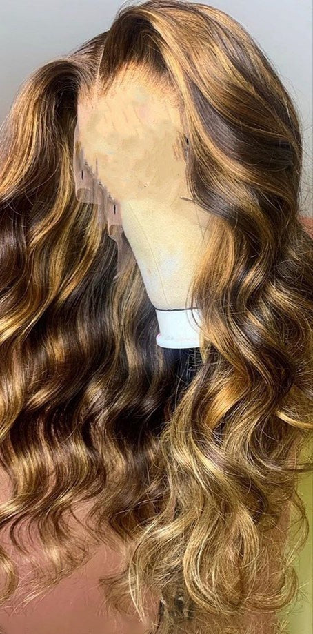 Women's Fashion Foreign Trade Wigs, Long Curly Hair, Wigs, Rose Net