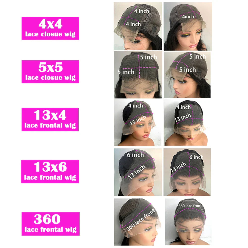 Body Wave Lace Front Human Hair Wigs